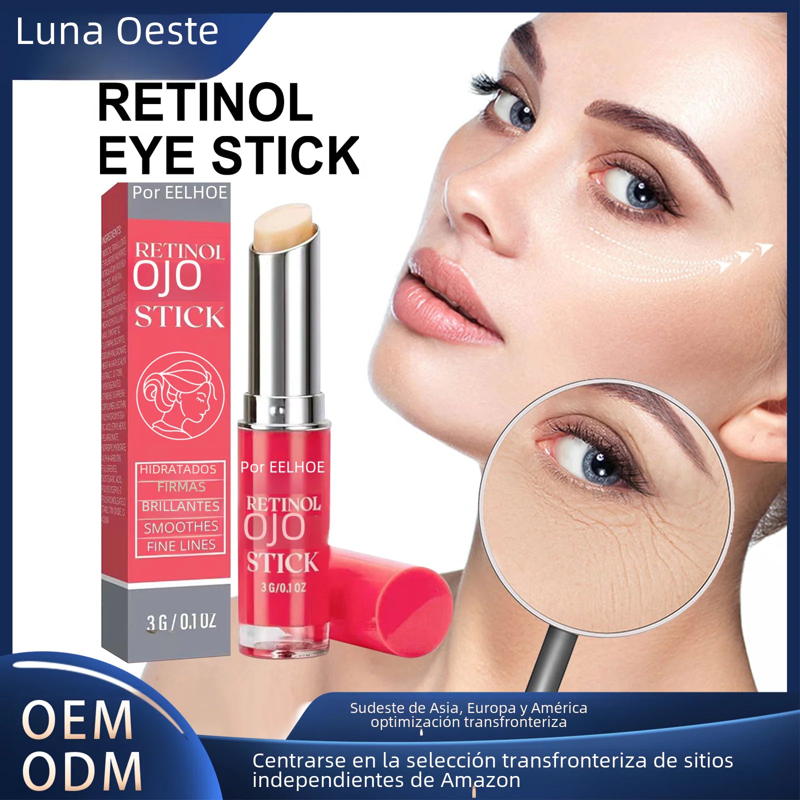 EELHOE Retinol Eye Cream Stick for Firming & Hydration